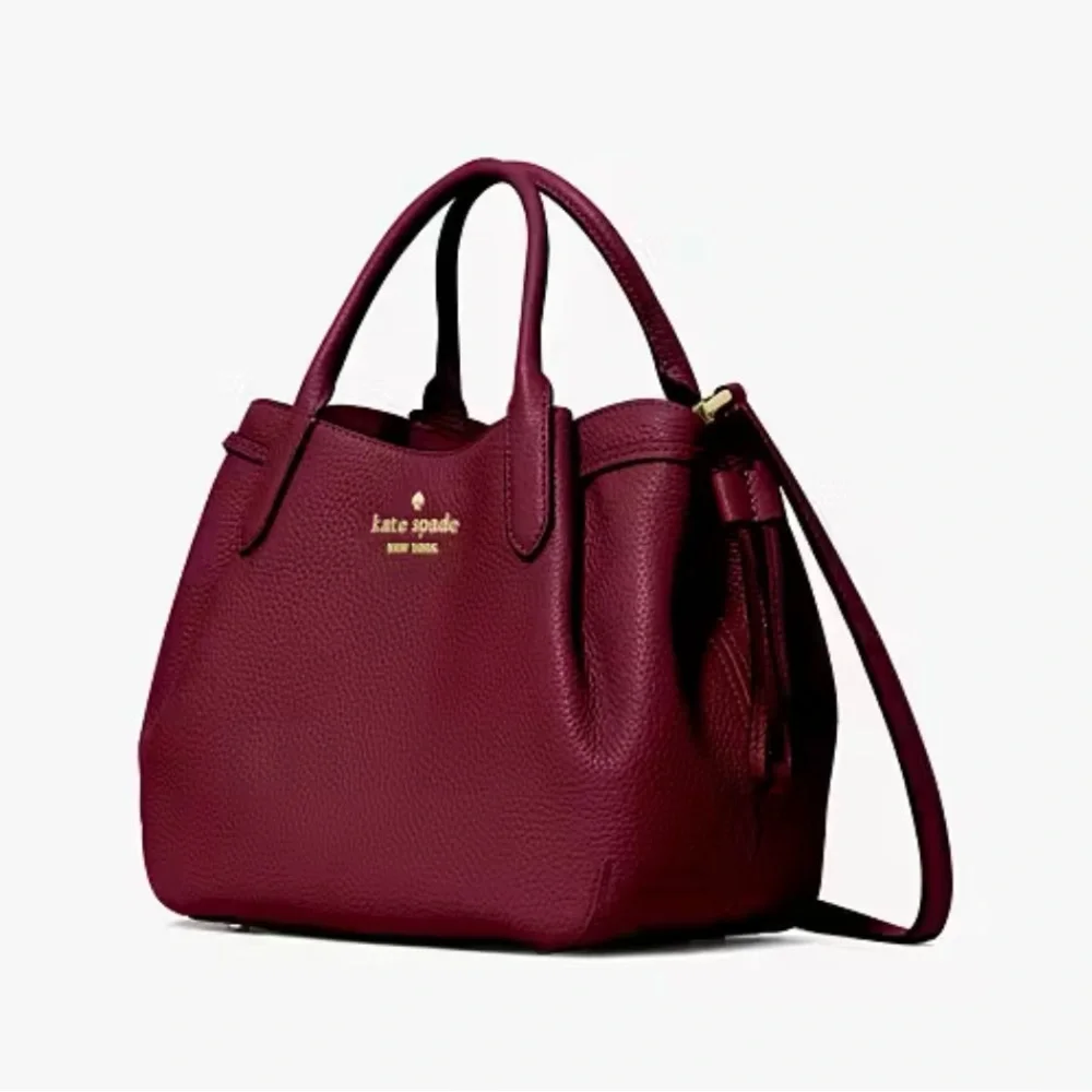 ♠️kate spade Dumpling Small Satchel, Blackberry Preserve NWT - Picture 3 of 13